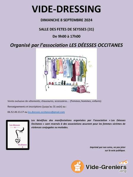 Vide-dressing de l'association Les Déesses Occitanes