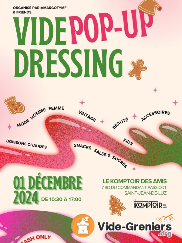 Vide dressing Pop-up