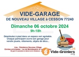 Vide garage de Nouveau Village