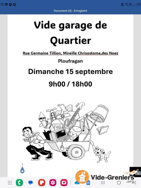 Vide garage de quartier