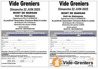 Photo de l'événement Vide greni du vc montois au profit de chansons made in lande