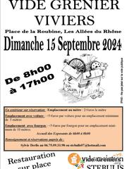 Vide grenier 15 septembre à Viviers