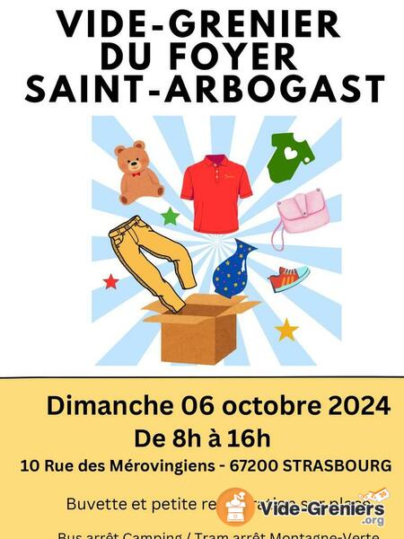 Vide-grenier 2024 du Foyer Saint-Arbogast