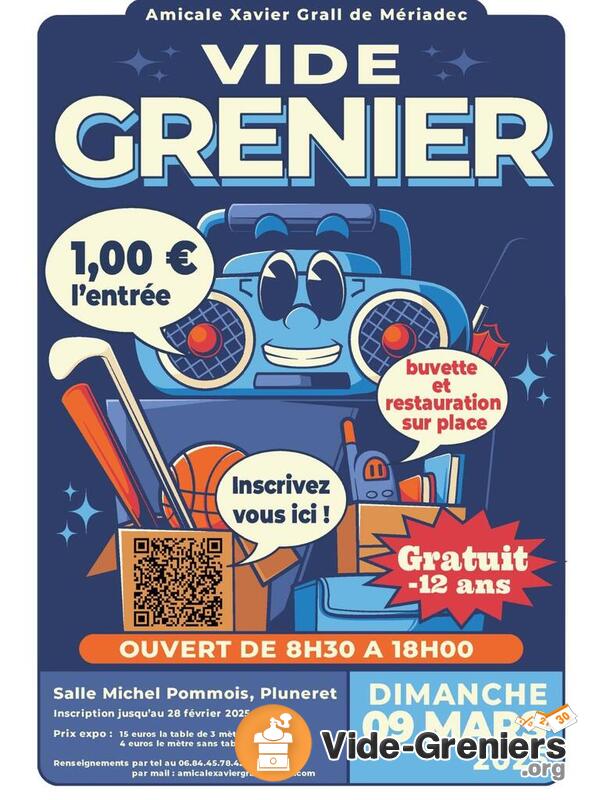 Vide grenier amicale xavier grall