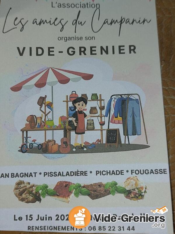 Vide grenier les amies du campanin