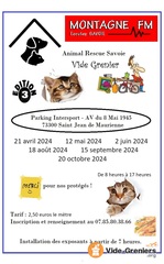 Photo de l'événement Vide grenier Animal Rescue Savoie - 3ème édition