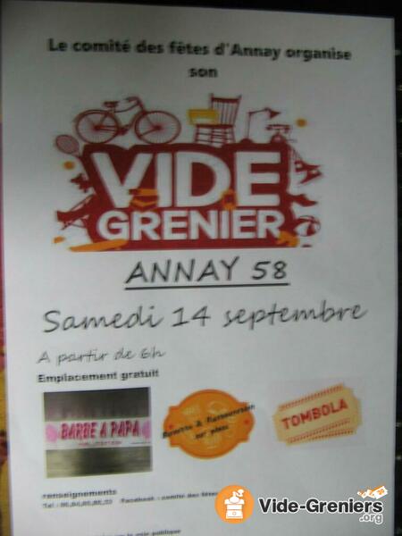 vide grenier à Annay