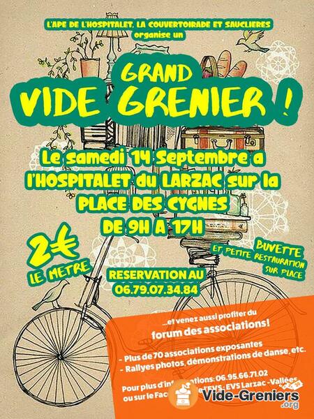 vide grenier annuel de l'APE LARZAC