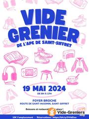Photo de l'événement Vide-grenier annuel de l'APE de Saint-Siffret