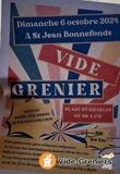 Vide grenier annuel de Saint Jean bonnefonds