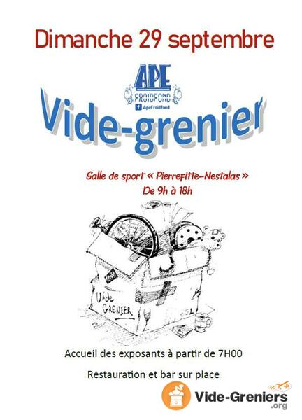 Vide Grenier APE Froidfond