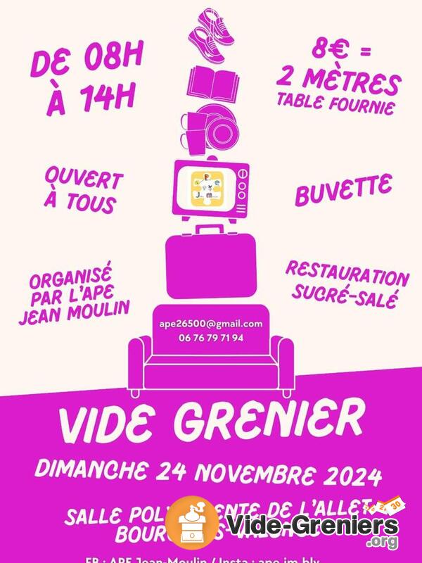 Vide grenier APE Jean Moulin