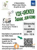 Vide grenier associatif d’automne square jean giono