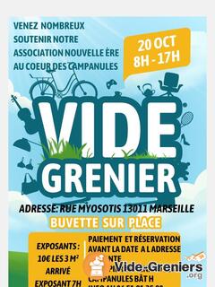 Vide-grenier association Nouvelle ère au cœur des camapnules