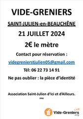 Photo de l'événement Vide Grenier de Association Saint-Julien d’Ici et d’Ailleurs