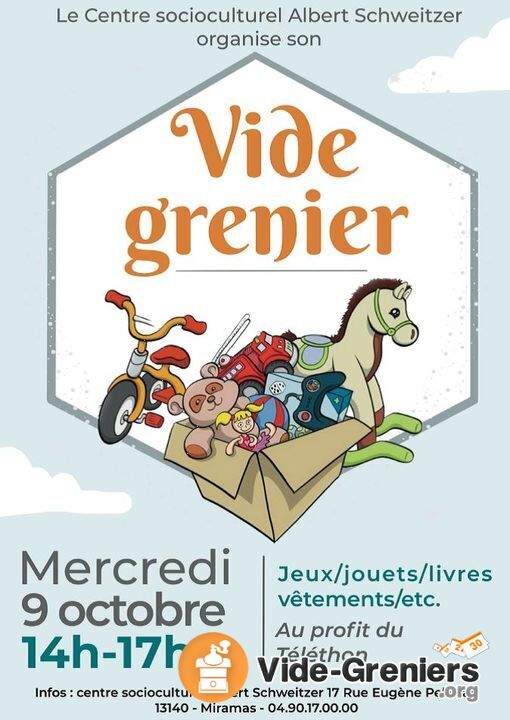 vide grenier au profit du Téléthon