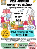 Vide grenier au profit du Téléthon