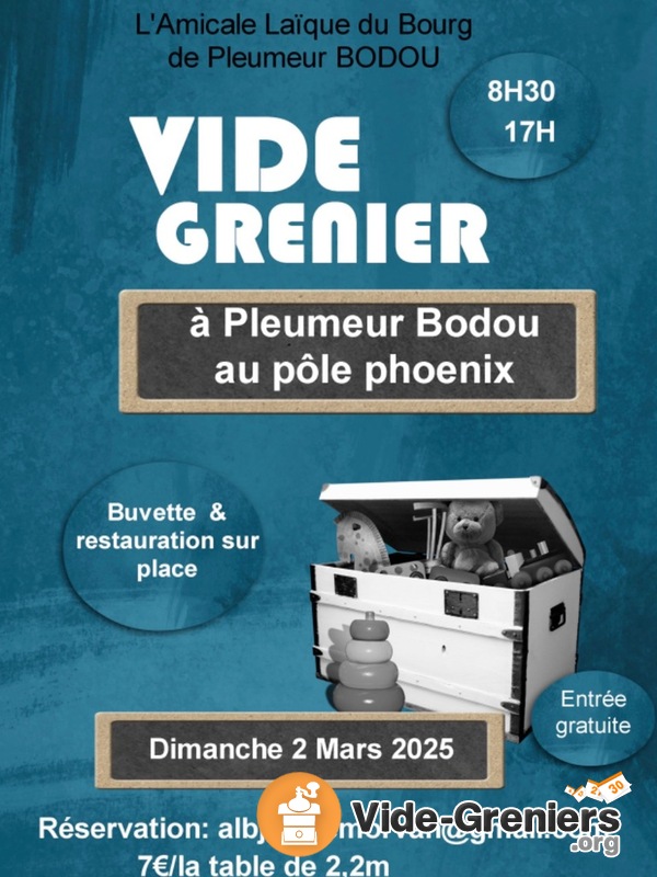 Vide grenier au profit de l'ALB de Pleumeur