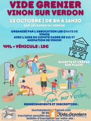 Vide grenier au profit de l'Association Les Chats de Vinon