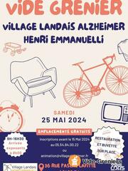 Vide grenier au Village Landais Alzheimer Henri Emmanuelli