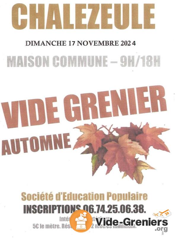 vide grenier d'automne