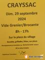 Photo Vide Grenier d'automne à Crayssac