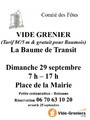 Photo vide grenier d'automne à La Baume-de-Transit
