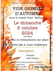 Photo de l'événement Vide grenier d’automne