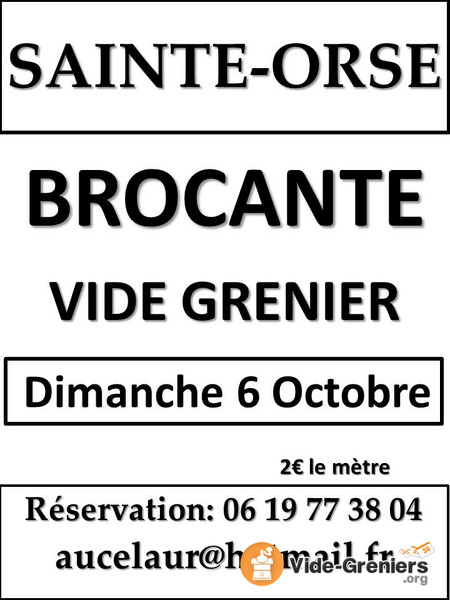 vide grenier d'automne