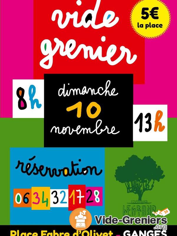 Vide grenier d'automne du GRAND PLATANE