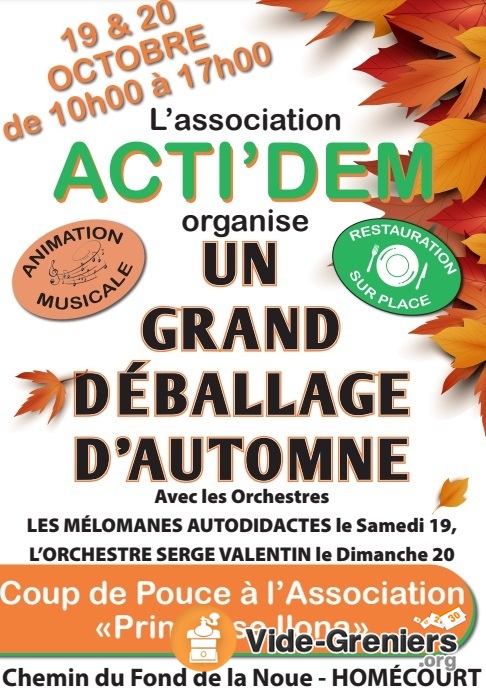 vide grenier d'automnes