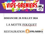 Photo Vide grenier barbecue et pizza à La Motte-Fouquet