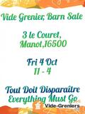 Vide Grenier, Barn Sale