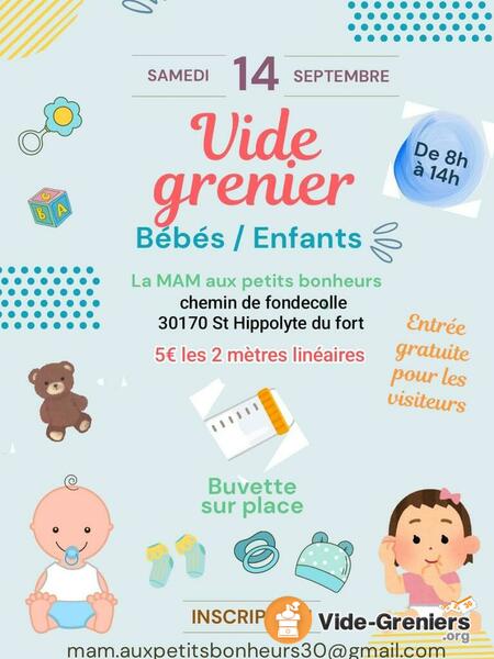 Vide grenier bébé et enfant