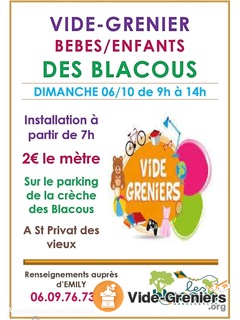 Photo de l'événement Vide grenier bébés enfants