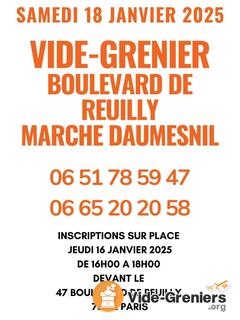 Photo de l'événement Vide-grenier Boulevard de Reuilly - Zone marché Daumesnil