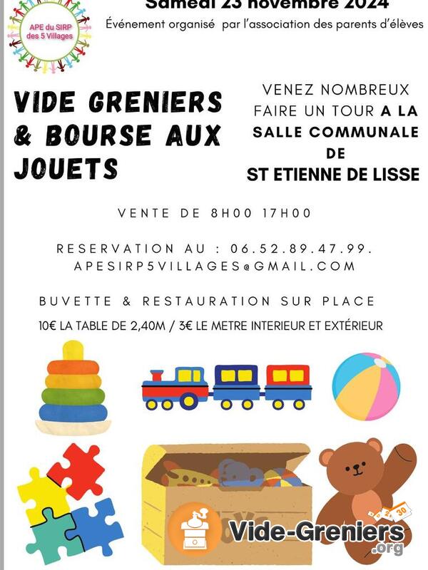 Vide grenier - bourse aux jouets :)