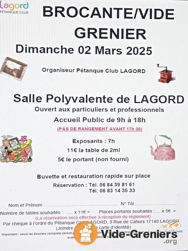 Vide grenier, bourse aux jouets et vêtement