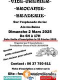 Photo Vide-grenier, brocante, artisanat, braderie du 2 mars 2025 à Aix-les-Bains