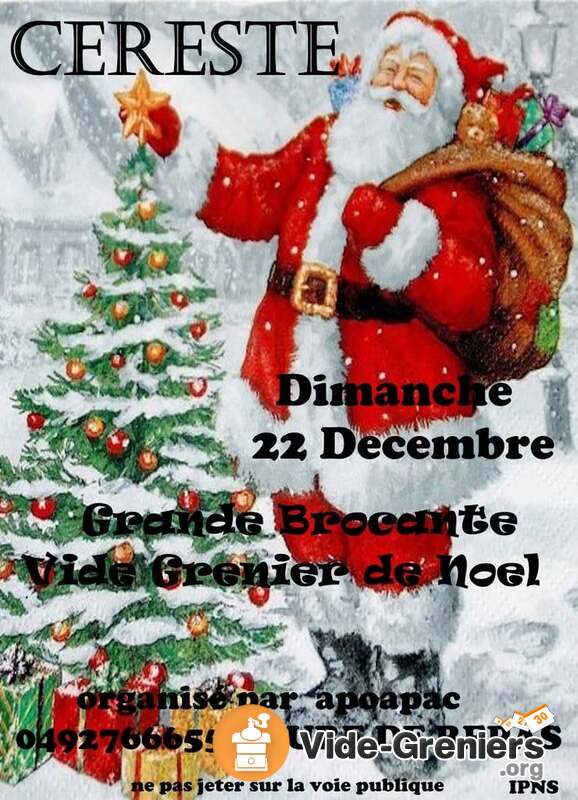 Vide grenier brocante de Noël