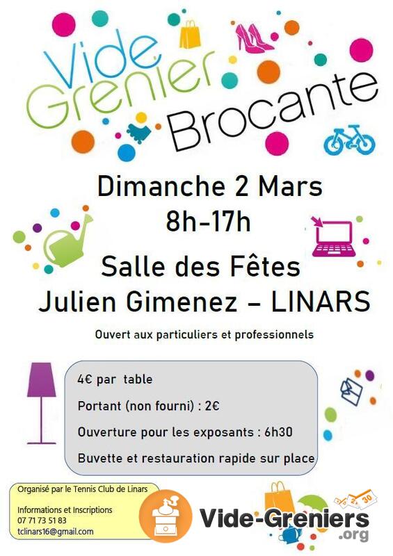 Vide Grenier Brocante TC LINARS