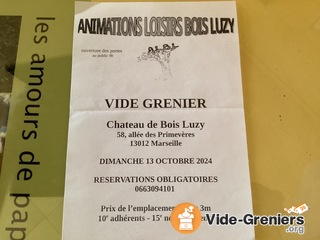 Photo de l'événement Vide grenier château de bois luzy