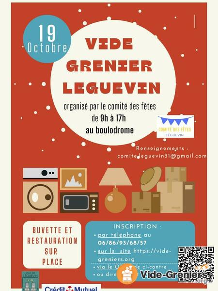 Vide grenier comite des fetes de leguevin