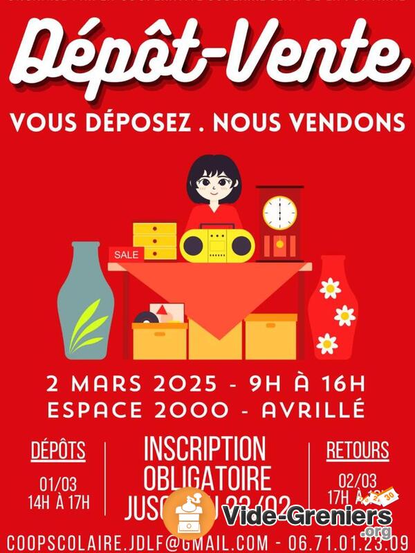 Vide grenier dépôt vente