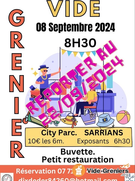 Vide grenier dix de der