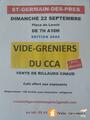 Photo Vide Grenier du CCA à Saint-Germain-des-Prés