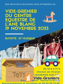 Photo de l'événement vide grenier du centre équestre du domaine de l'ane blanc