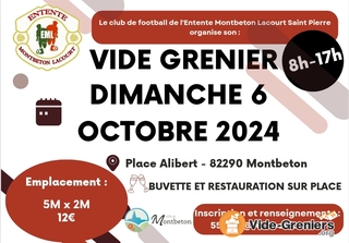 Photo de l'événement Vide Grenier du Club de Foot de L'Entente Montbeton Lacourt