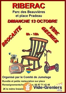 Photo de l'événement Vide grenier du comité de jumelage RIBERAC - RIETBERG