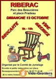 Photo Vide grenier du comité de jumelage RIBERAC - RIETBERG à Ribérac